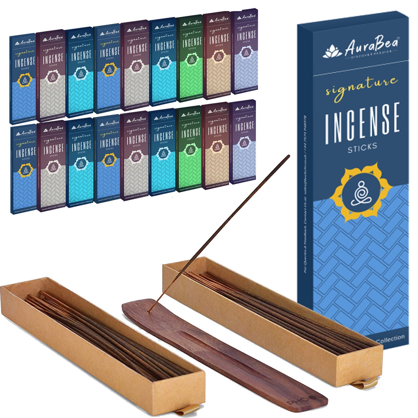️ Aurabea Incense Nag Champa Insence Sticks Joss Mix & Match Scents made in UK