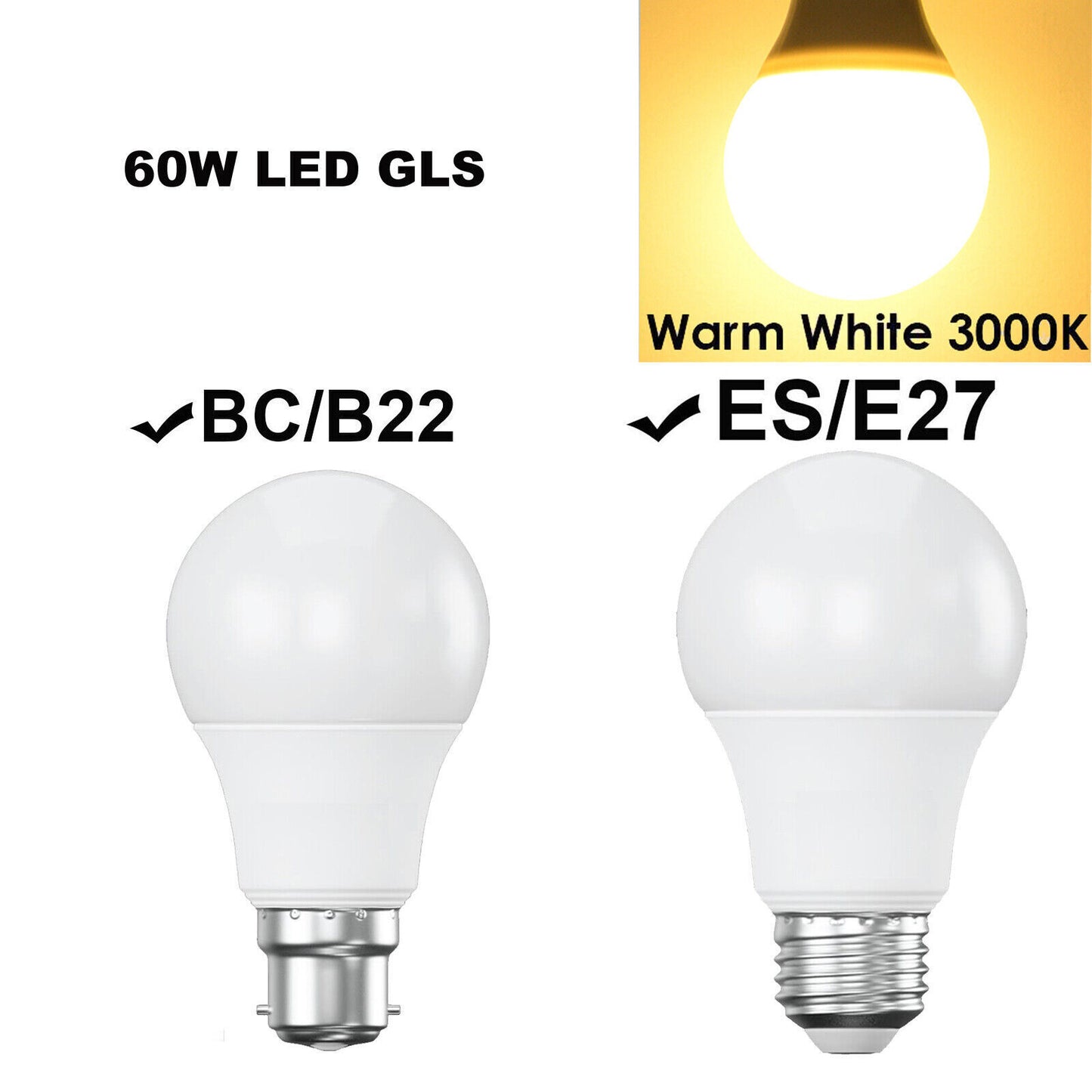 LED 100W Bulb B22 Bayonet GLS Lamp