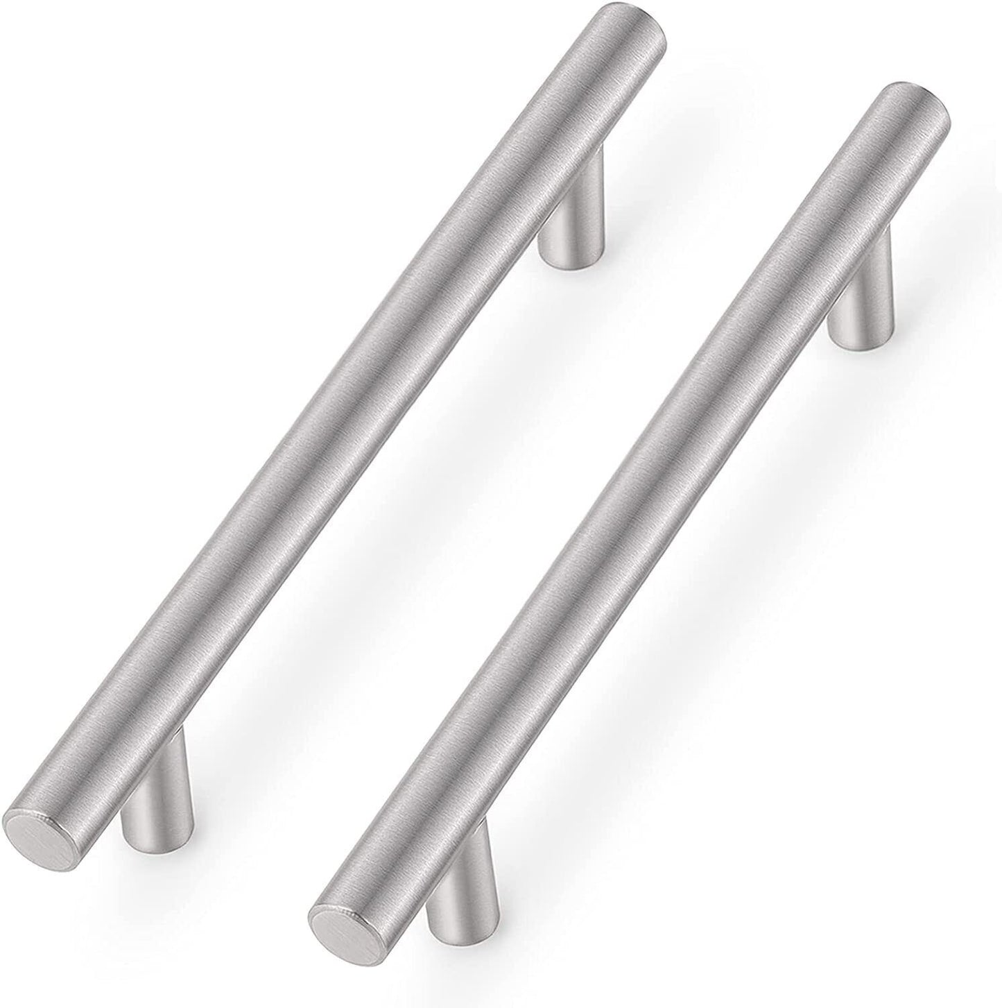 Kitchen Cupboard Cabinet T-Bar Door Handles Brushed Stainless Steel Black in UK