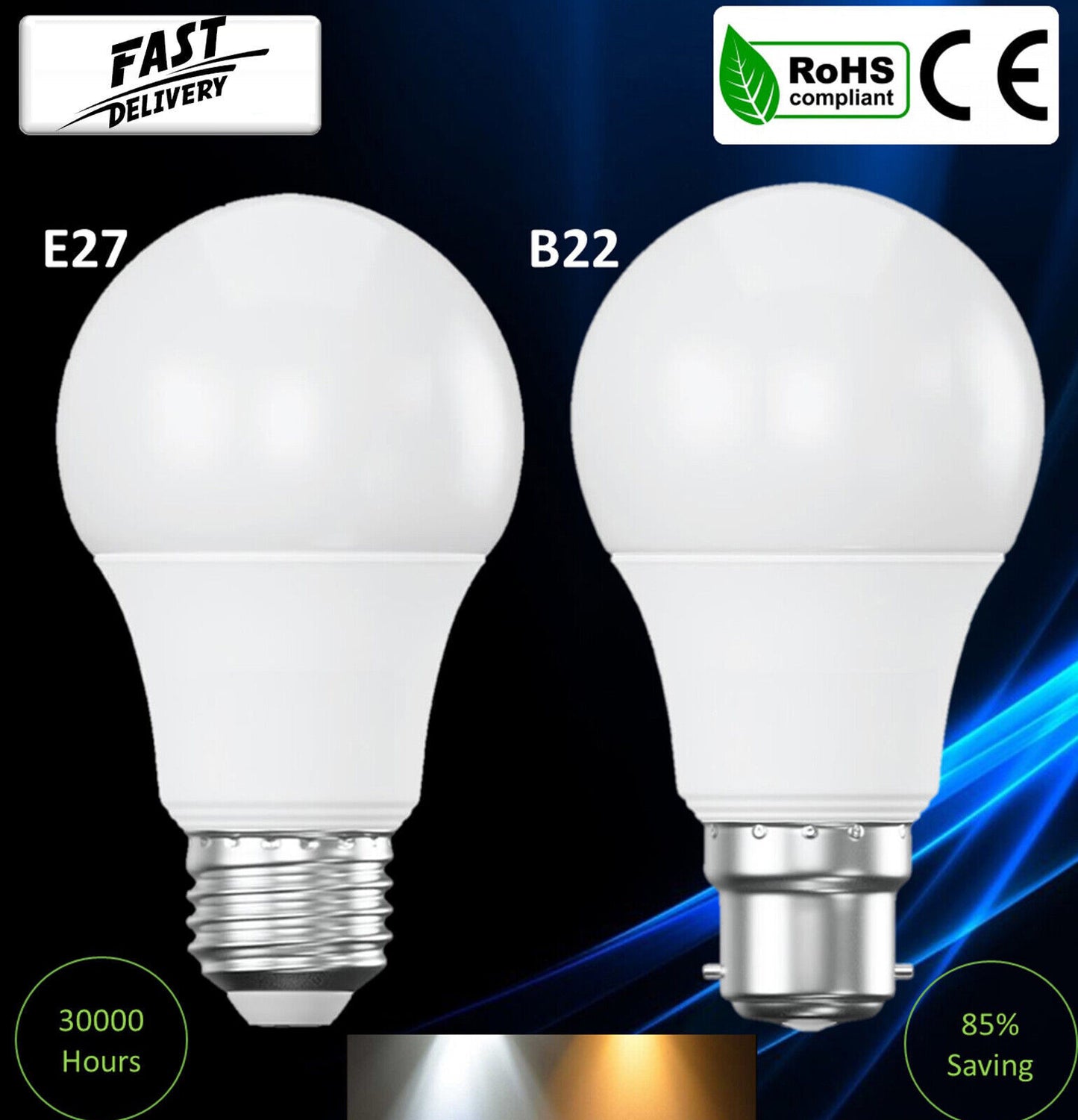 LED 100W Bulb B22 Bayonet GLS Lamp