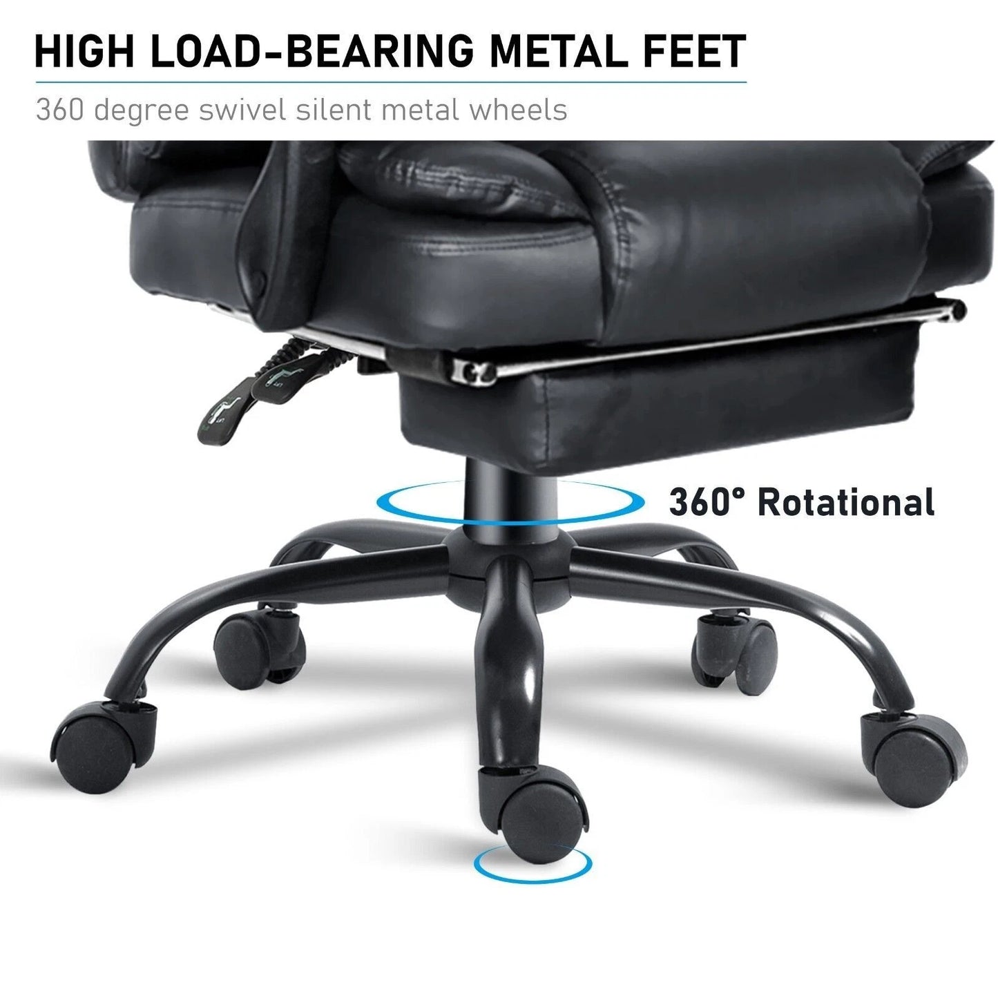 Massage Office Chair Swivel Recliner Computer Desk Gaming Chair