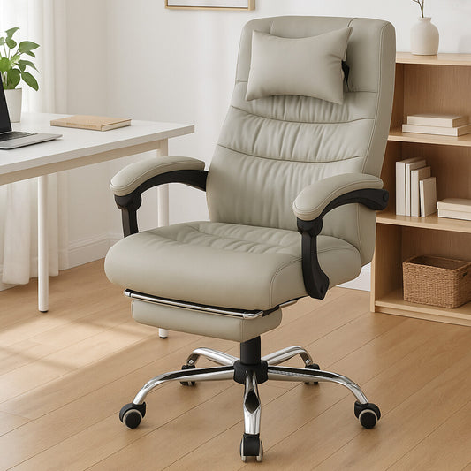 High Back Swivel Computer Chair Ergonomic Reclining Chair for Home Office Work