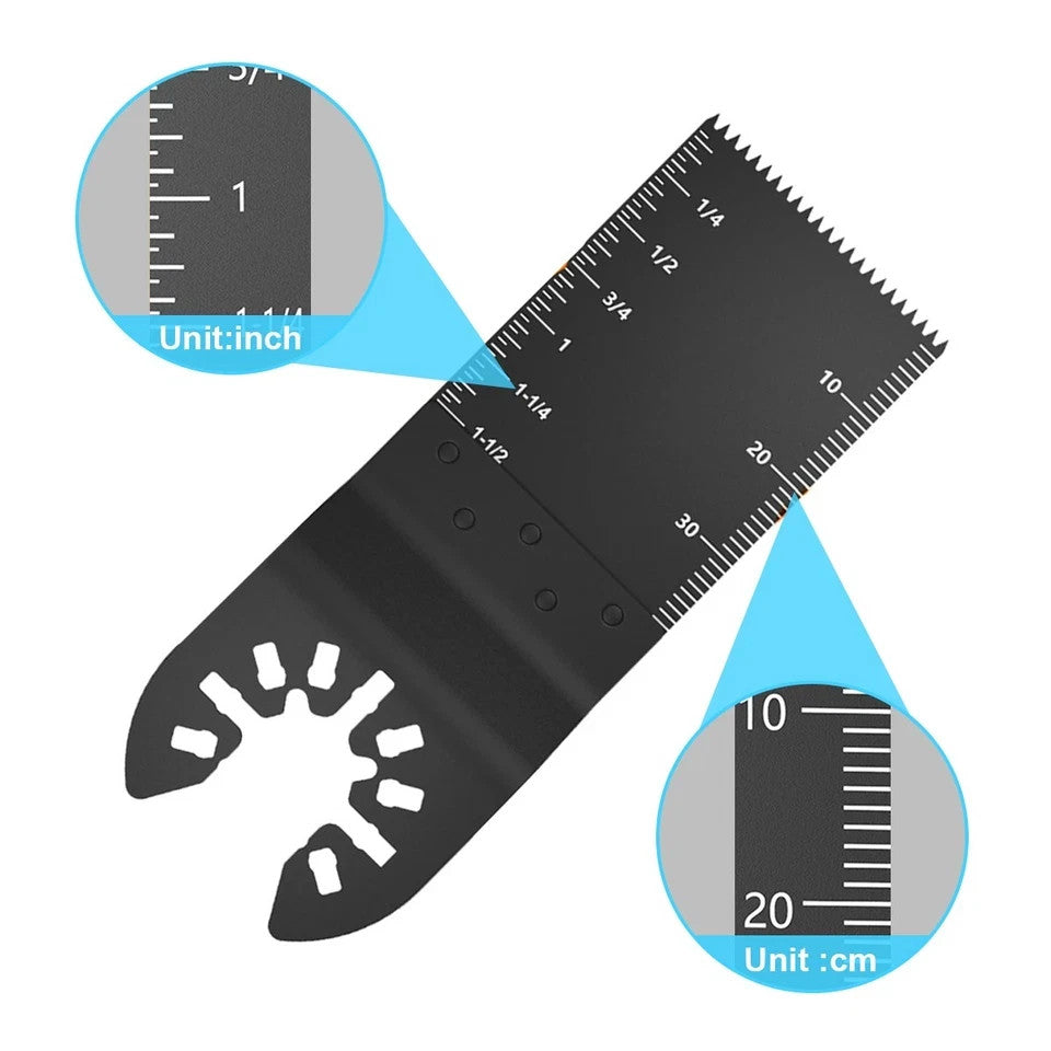 20-100PCS Oscillating Saw Blades Set Carbide  Multi Tool Blade Wood Metal Cutter