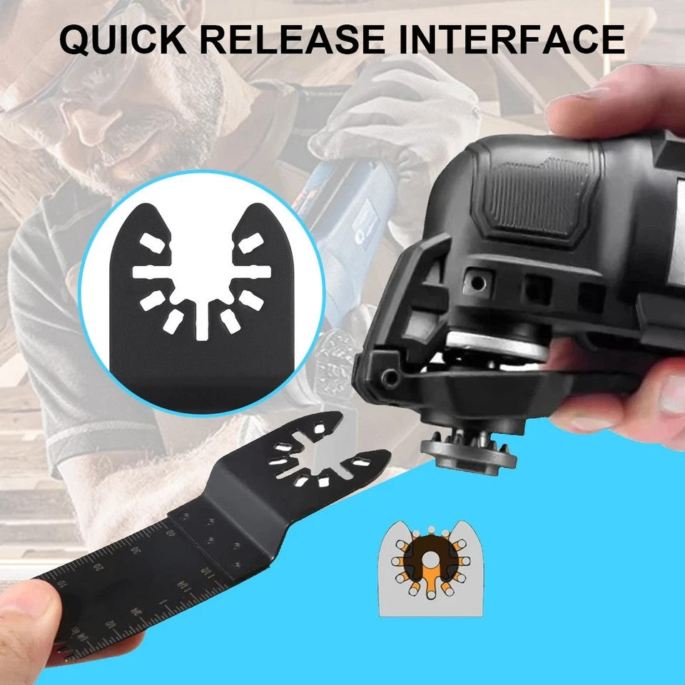 20-100PCS Oscillating Saw Blades Set Carbide  Multi Tool Blade Wood Metal Cutter