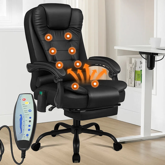 Massage Office Chair Swivel Recliner Computer Desk Gaming Chair