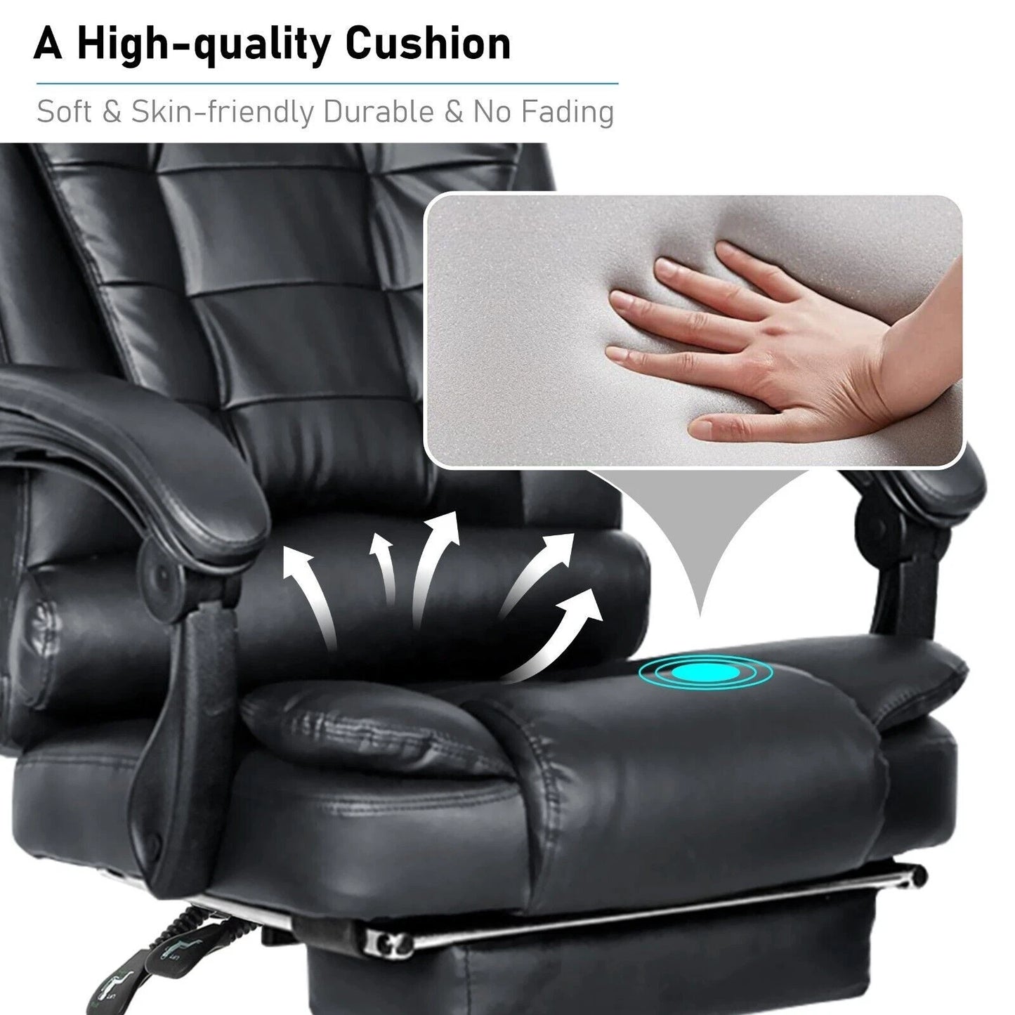 Massage Office Chair Swivel Recliner Computer Desk Gaming Chair