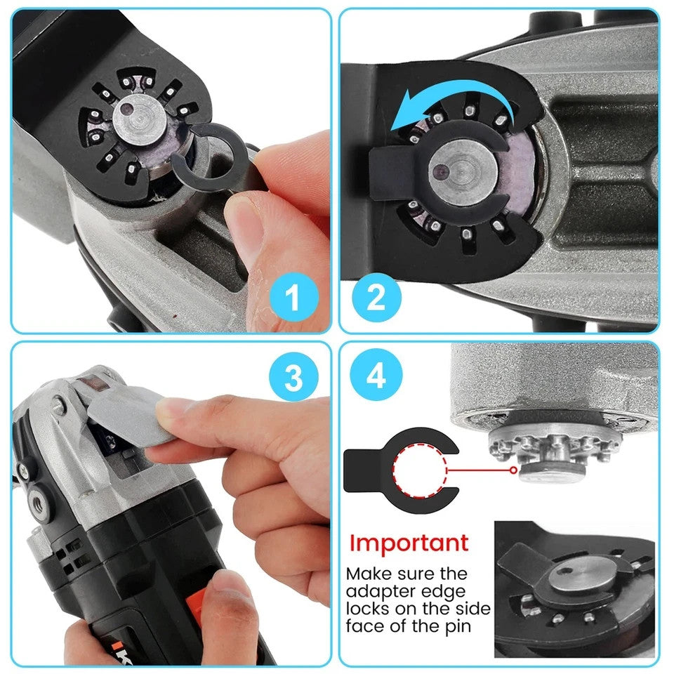 20-100PCS Oscillating Saw Blades Set Carbide  Multi Tool Blade Wood Metal Cutter