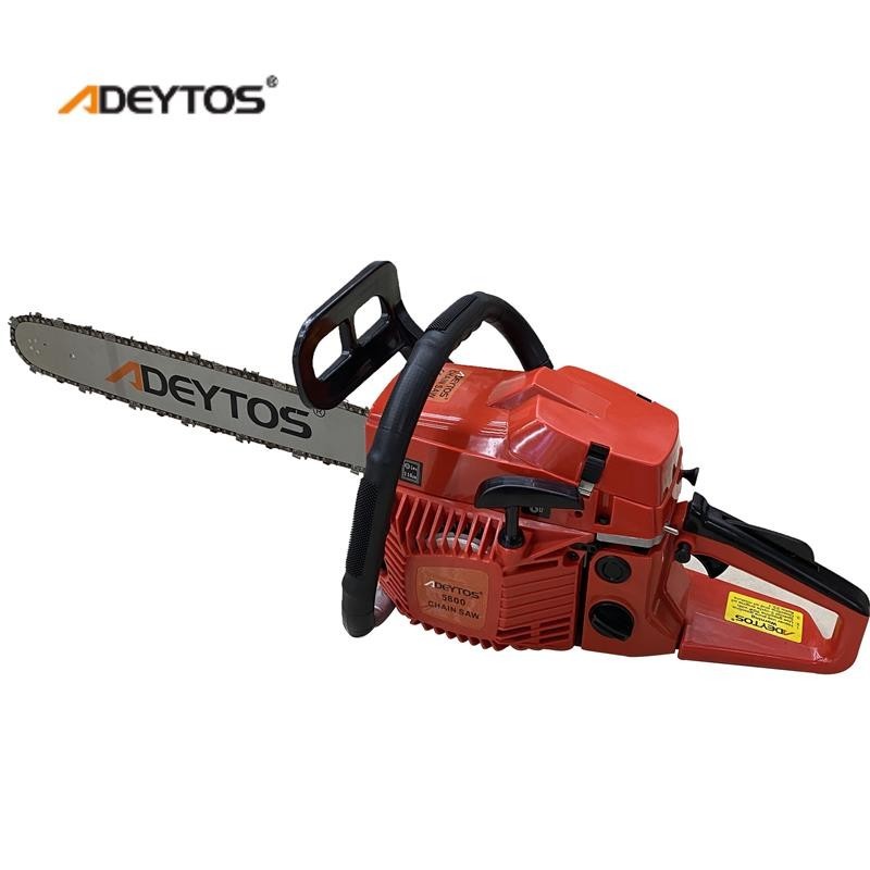 58cc Heavy Duty Petrol Chainsaw 20" Bar 50 cm Cut 2-Stroke Easy-starting 2.2KW