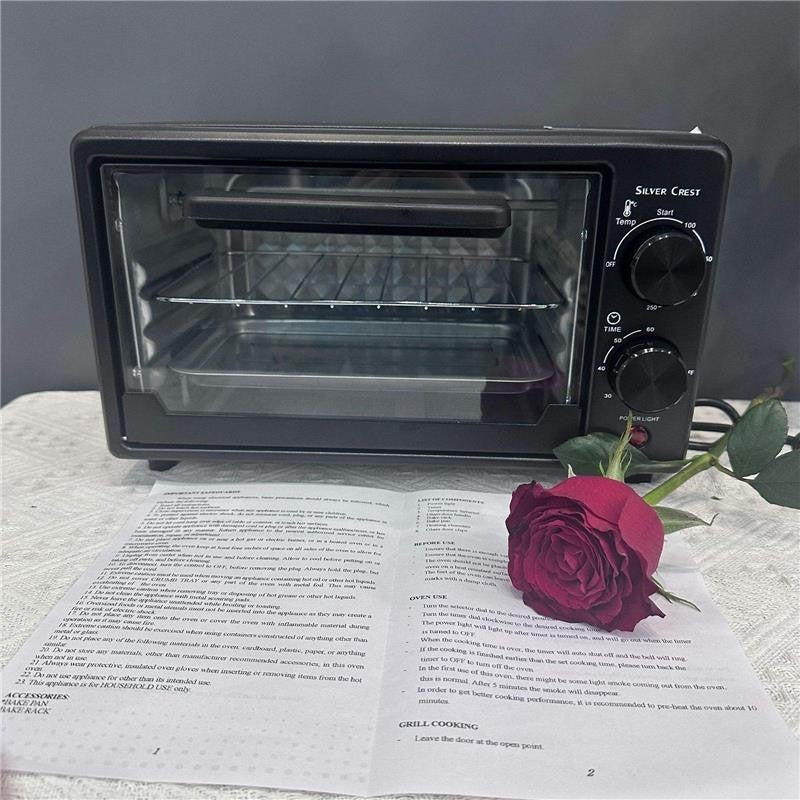 Mini Oven 12L Countertop Electric Toaster Oven with Adjustable Temp Timer