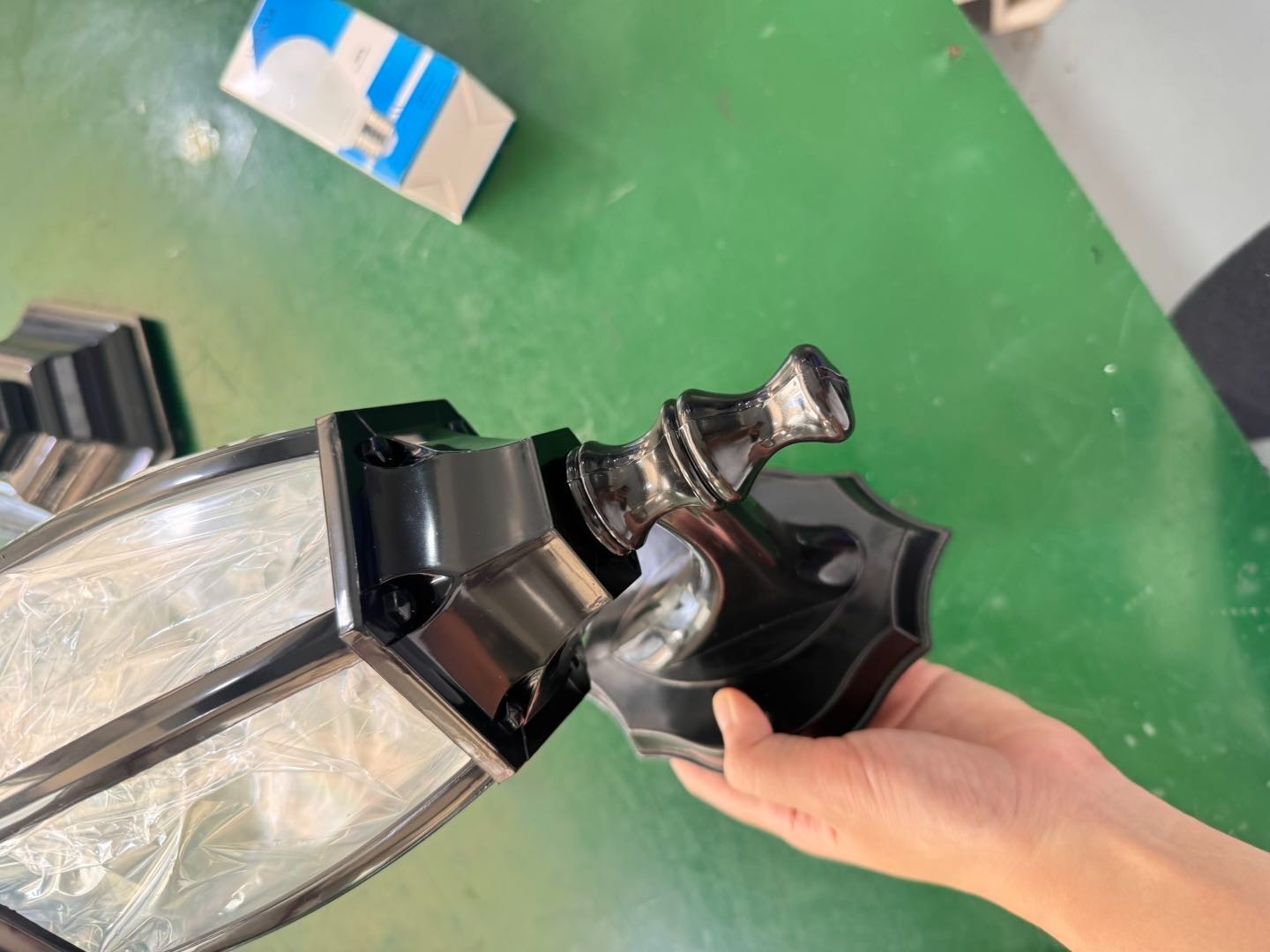 Wall-Mounted Outdoor Indoor Lantern Style Lamp Garden Home Lights with FREE BULB