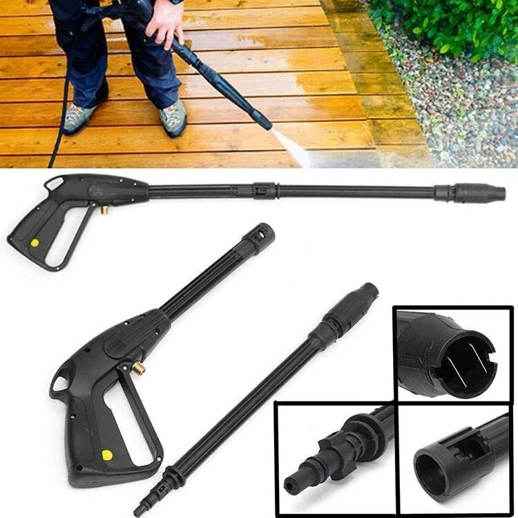 High Pressure Washer Spray Gun and 7M Washing Hose Kit For Car Jet Lance 160 bar