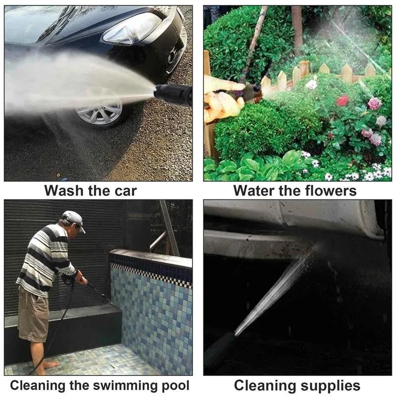 High Pressure Washer Spray Gun and 7M Washing Hose Kit For Car Jet Lance 160 bar
