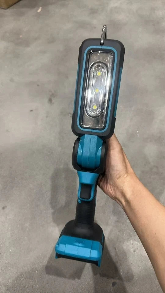 140° Rotating Handheld Torch Cordless LED Work Light for Dewalt 18V 20V Battery