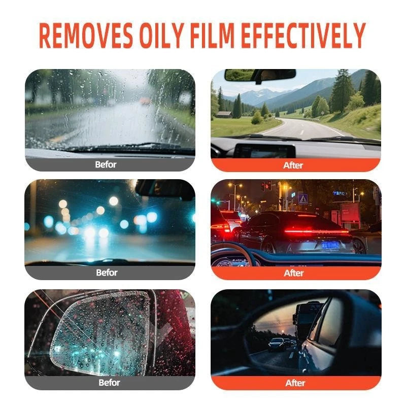 OGAS GLACO COMPOUND ROLL ON GLASS COMPOUND CLEANER OILY FILM REMOVER CAR WINDOW
