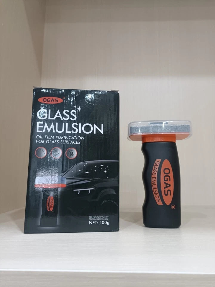 OGAS GLACO COMPOUND ROLL ON GLASS COMPOUND CLEANER OILY FILM REMOVER CAR WINDOW