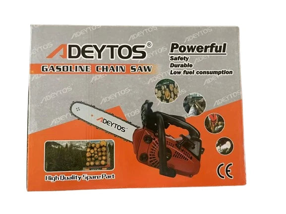 Top Handle Petrol Chainsaw 25cc 2 Stroke 12" Bar and 2 Chains Limbing Logs